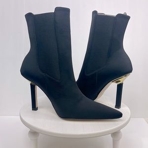 NIB Good American Black Neoprene Bootie Size 6.5